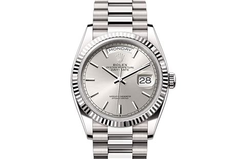 rolex day date oyster 36mm white gold|day date 36 rolex price.